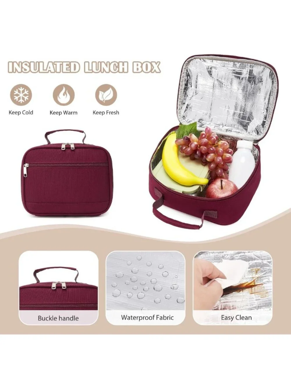 Stylish Girls' 3-Piece Backpack Set with Lunch Bag & Pencil Case - Perfect for